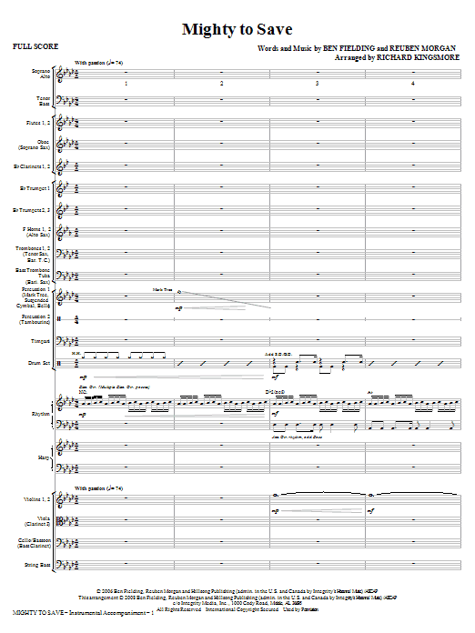 Mighty To Save - Full Score Hit Sezóny