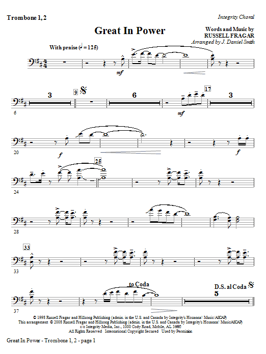 Great In Power - Trombone 1,2 Bezpečná Platba