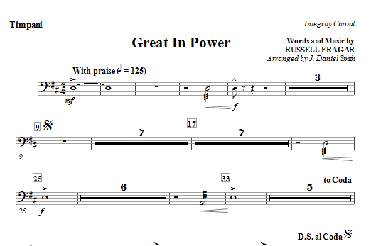 Great In Power - Timpani Nejlepší Volba
