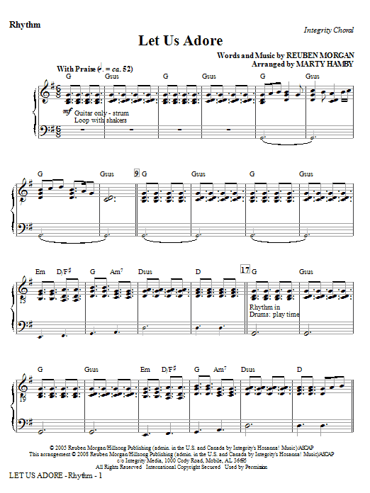 Sezónní Sleva Let Us Adore - Rhythm