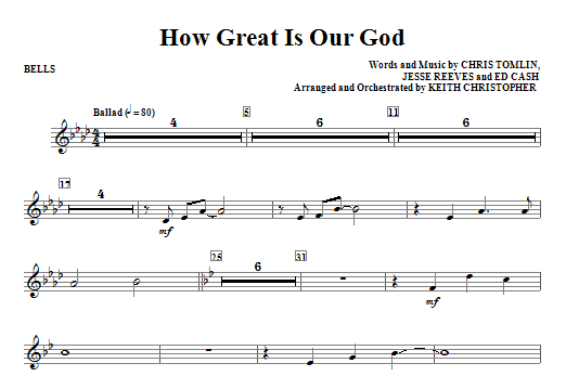 Akce How Great Is Our God - Bells