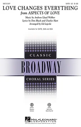 Love Changes Everything (from Aspects Of Love) (arr. Ed Lojeski) Odeslání Ihned