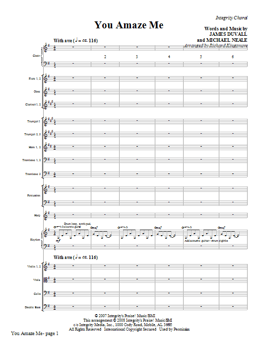 Víkendová Akce You Amaze Me - Full Score