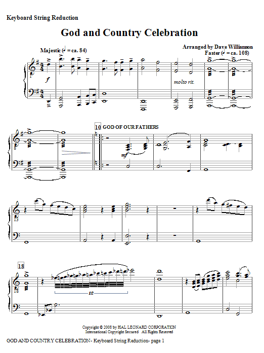 God And Country Celebration (Medley) - Rhythm Expresní Doručení