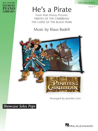 Přímo Od Výrobce He‘s A Pirate (from Pirates Of The Caribbean The Curse of the Black Pearl) (arr. Jennifer Linn)
