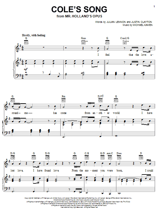 Cole‘s Song Autentický