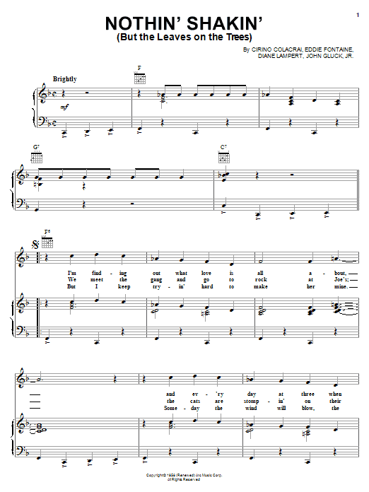 Nothin‘ Shakin‘ (But The Leaves On The Trees) Jen Po Omezenou Doba