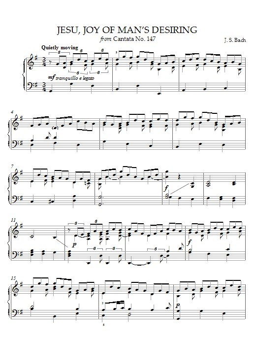 Zlevněný Jesu, Joy of Man‘s Desiring