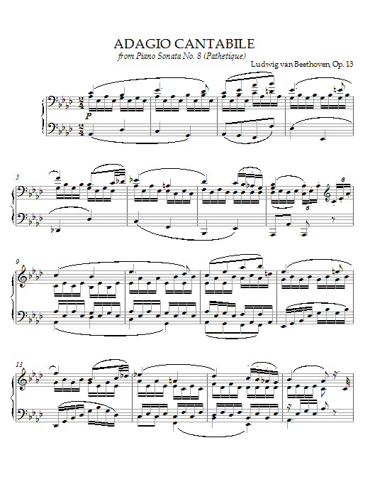 Adagio Cantabile, Op. 13 Nakupujte Hned