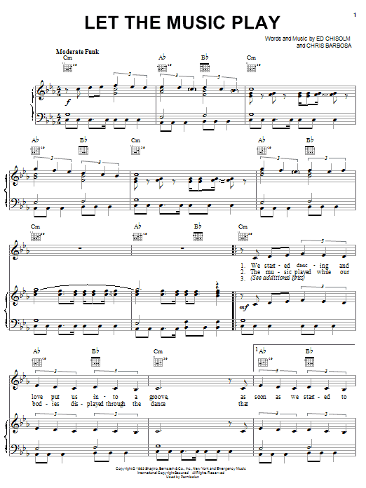 Nakupujte Hned Let The Music Play