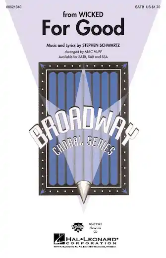 Sleva For Good (from Wicked) (arr. Mac Huff)