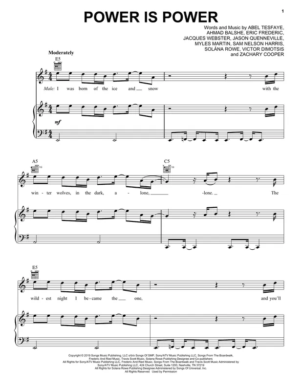 Sezónní Sleva Power Is Power (from For the Throne Music Inspired by Game of Thrones)