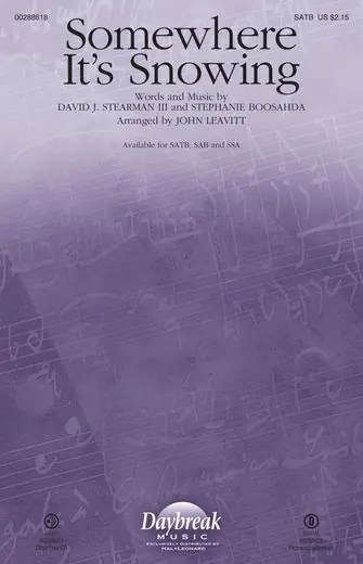 Somewhere It‘s Snowing (arr. John Leavitt) - Full Score Vrácení Zdarma