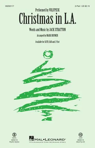 Christmas In L.A. (arr. Mark Brymer) Vysoce Kvalitní